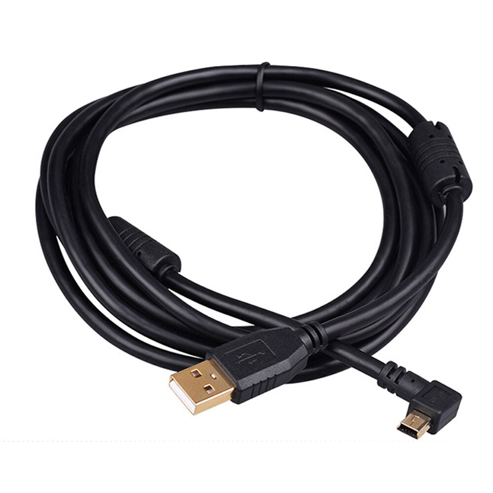 1.5M 2M 3M 5M 10M 20M 90 Degree 5Pin Mini USB Cable Fast Charging & Data Transfer Extension Cable for Digital Camera MP3 MP4 PC