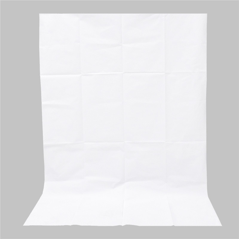 Telón de fondo para fotografía con pantalla blanca pura de 3x5 pies, utilería para estudio fotográfico, tela de fondo para fotografía, peso ligero 0,9x1,5 m