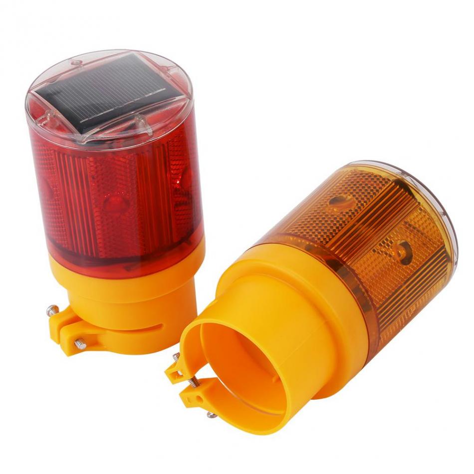 Luz de advertencia Solar roja y amarilla, luces LED de navegación, Flash de emergencia para barco, lámpara de alarma de iluminación para Advertencia de tráfico