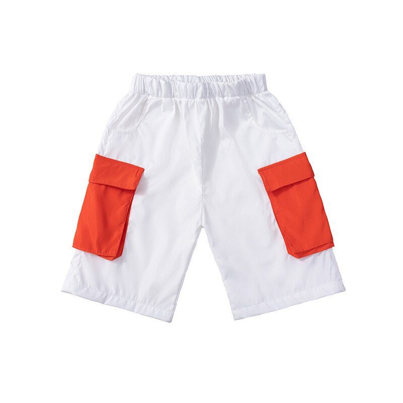 Vêtements Cool Hip Hop pour enfants, hauts amples irréguliers, t-shirt, Shorts décontractés pour garçons, Costumes de carnaval Jazz, vêtements de rue: short / 150CM