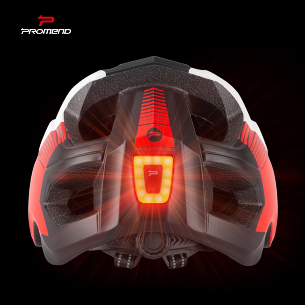 PROMEND – casque de vélo de descente, lumières LED, gopro, support de caméra, pour cyclisme sur route, Sport de plein air, équitation, pour hommes