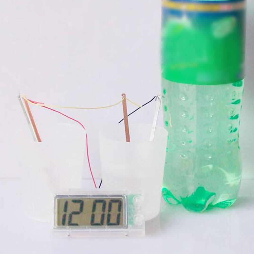 Fruit And Vegetable Environmental Protection Power Potato Clock Power Generation Digital Clock Power Generation Alarm Clock