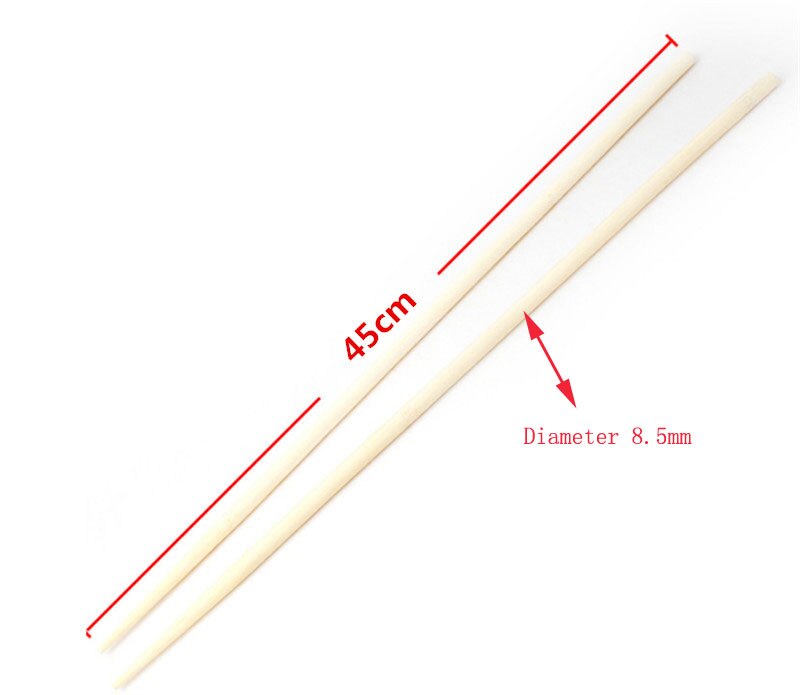 Palillos grandes de 45cm de largo para olla , palillos de madera usados para chef de restaurante, palillos fritos japoneses de bambú, palillos de comida de estilo chino