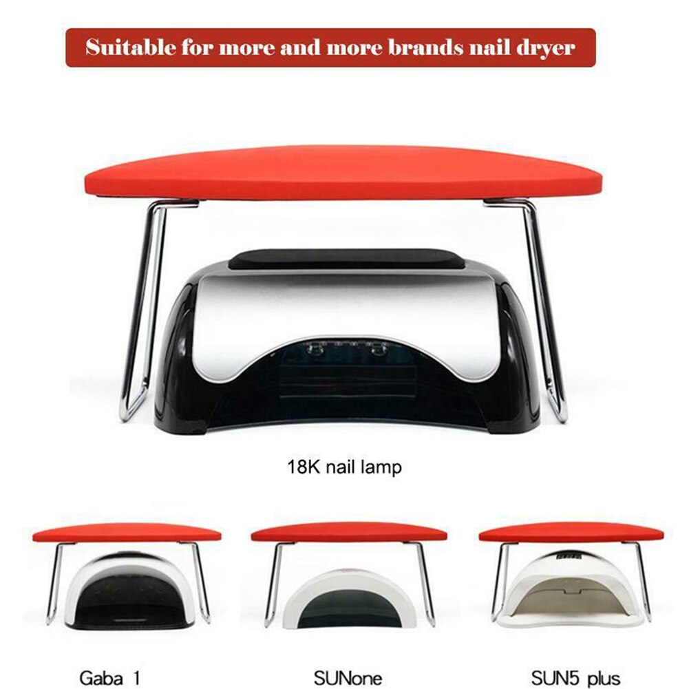 Tool Waterproof Soft Microfiber Leather Easy Clean Smooth Hand Rests Hygiene Manicure Wear Resistant Space Saving Small Holder