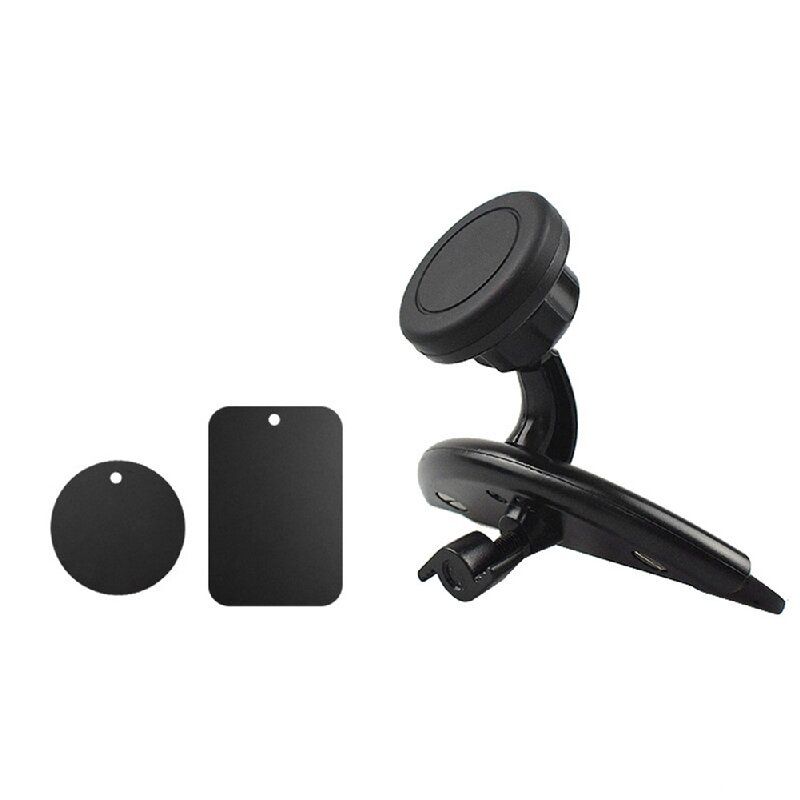 Soporte magnético para teléfono de coche 360, ranura universal para reproductor de CD de coche para iPhone, tableta, GPS, soporte para teléfono inteligente móvil
