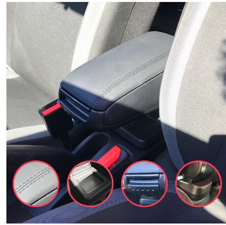 Pasvorm armsteun kopen Fiat, Opel | Doblò, Combo zwart kunstleer