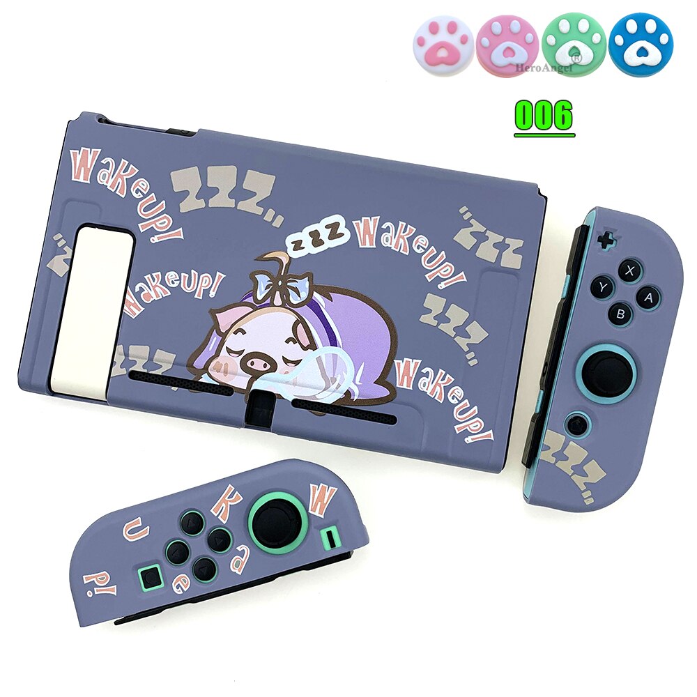 for Nintendo Nintend Switch Case NS NX Console Protective Soft Case Shell for Nintendos Switch Joy Con Colorful Cover: Grey 006