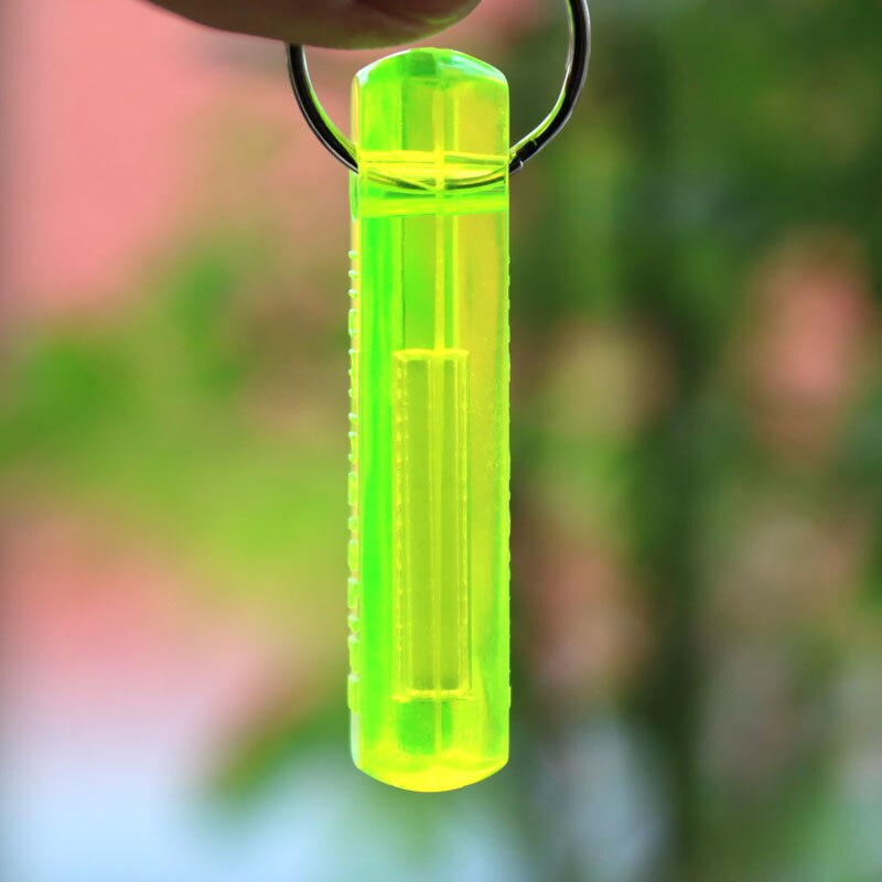 Nite Tritium Glowring Keychain Key Fob Night Automatic Light Self Luminous Fluorescent Tub Tritium: Tinted Green