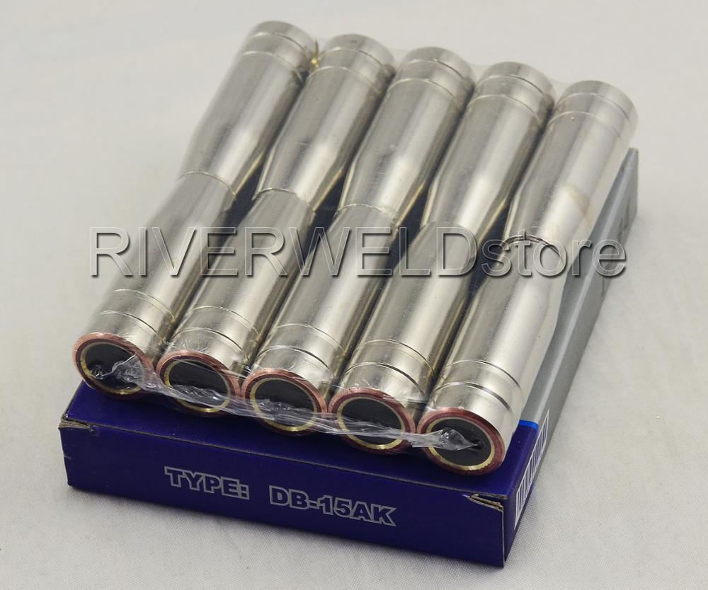 15AK MB15 MIG MAG CO2 Welding Torch of Conical Nozzle & Shield Cup & Gas Nozzle 10pk