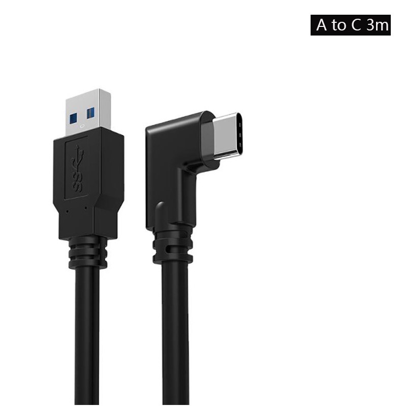 USB A to C/C to C Cable for Oculus Quest 2 VR Glasses Link Cable for Quest 2 Support Data Transfer Charging Cable 3/4/5 Meters: USB A to C 3m