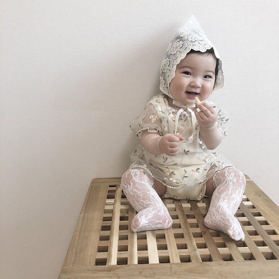 0-24m flicka kläder spets blommiga solskydd kläder tunna andas luftkonditionering barn jacka kappa soldräkt