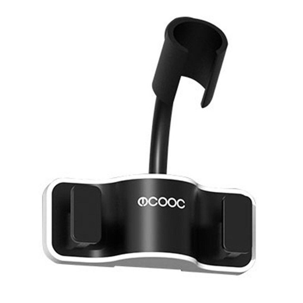 Recableght Douche Houder Verstelbare Douchekop Houder Muur Stand Punch-Gratis 360 ° Beugel Base Ondersteuning Douche Badkamer Accessoire: Black