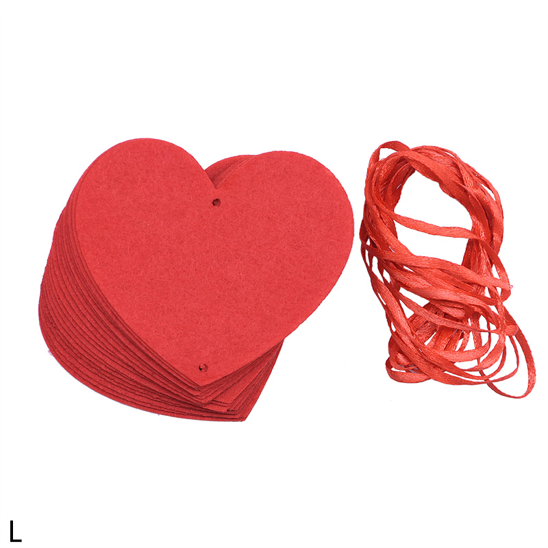 5 zestaw (100 sztuk serca) dekoracje ślubne czerwone serce transparent girlanda DIY włókniny miłość kurtyna ślub wystrój na święta bożego narodzenia Supplie: 5zestaw 7x7cm