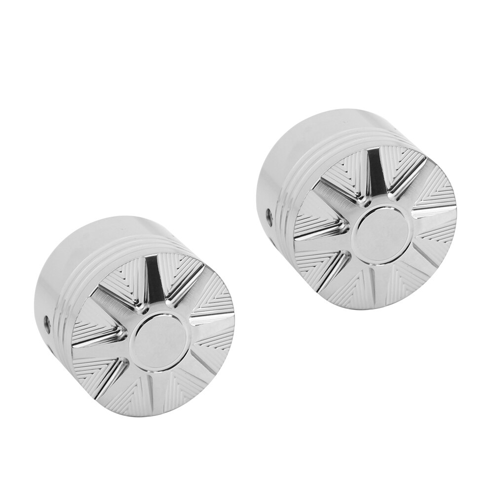 1 Pair Motorcycle Front Axle Nut Cover Cap Bolt For Harley Dyna Fat Bob Touring Electra Glide Road Glide Sportster Iron 883 1200