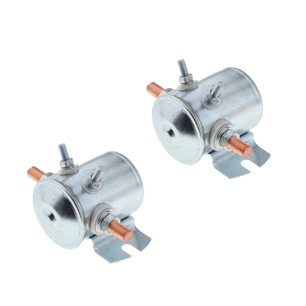 Relais solénoïde 12V DC 300A, 2 pièces, pour chariot de Golf, treuil 1114208
