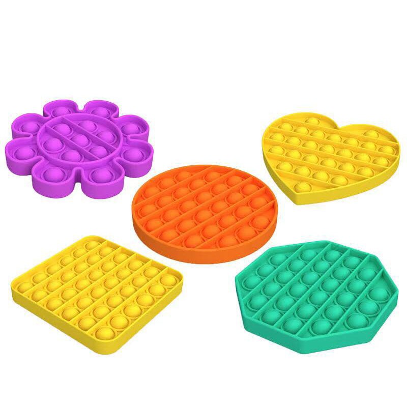 Special Needs Stress Reliever Bubble Sensory Fidget Toy Stress Relief Silent Classroom Funny Antistress Toys Squishy Aнтистресс