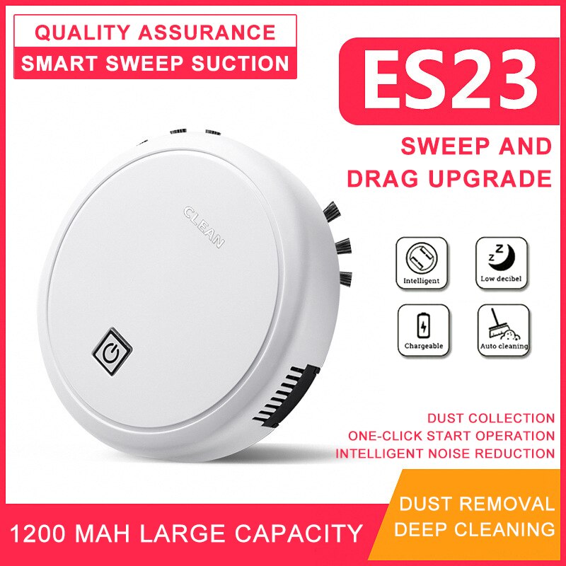 2000Pa Multifunctional Robot Vacuum Cleaner 3-In-1 Auto Rechargeable Smart Sweeping Robot Dry Wet Sweeping Vacuum Cleaner
