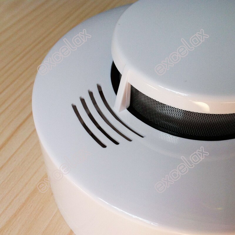 Standalone Sound LED Smoke Detector Independent DC9V Battery Power Supply Smoke Detection Sensor Ceiling Mount Home office Use