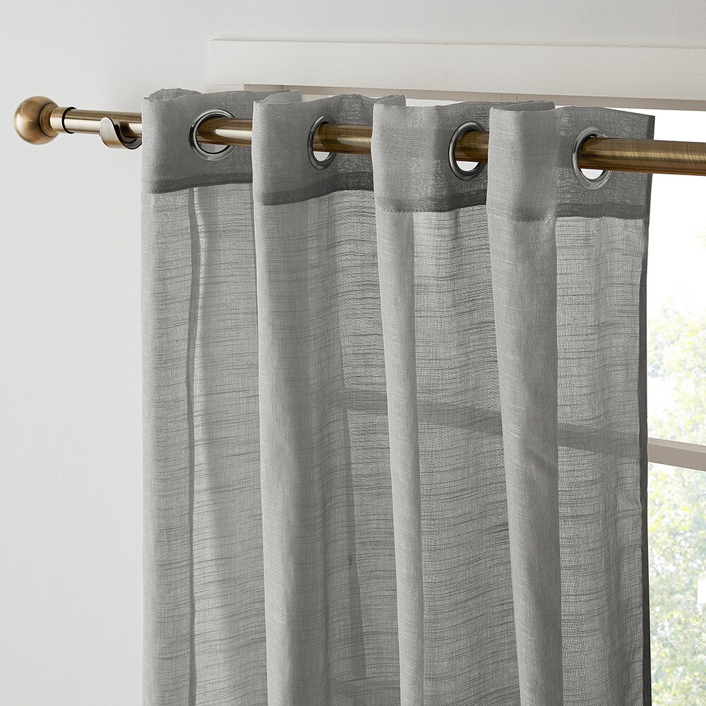 Bron Slub Doris Gordijn Stof Slaapkamer Venster Scherm Vlakte Tule Gordijn String Gordijnen Voor Woonkamer Luxe Thuis Textiel: Light gray / 140X260cm 1pcs