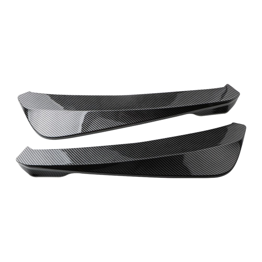 ABS Plastic Car Rear Bumper Canards Carbon Fiber Look Body Kit Universal Easily Installation Personal Car Elements