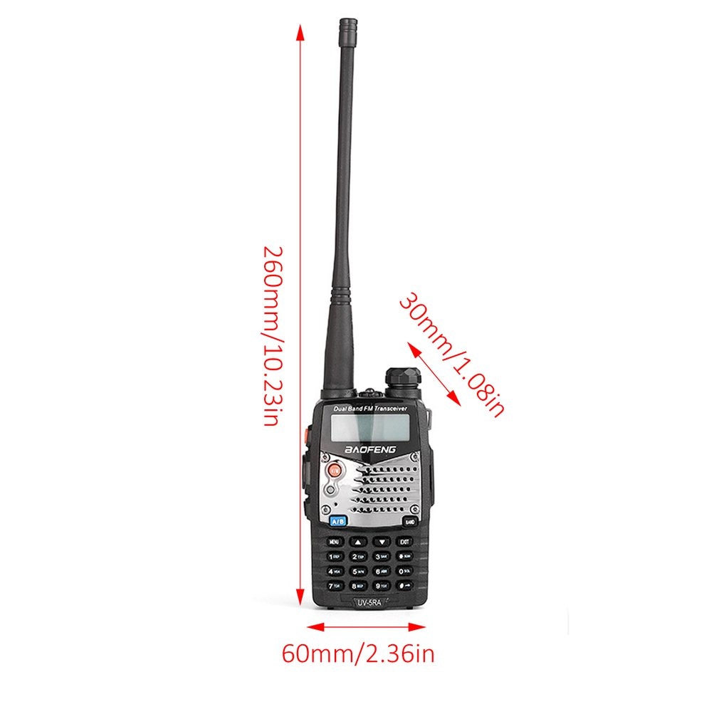 Compact Size Baofeng UV-5RA For Police Walkie Talkies Scanner Radio Vhf Uhf Dual Band Cb Ham Radio Transceiver