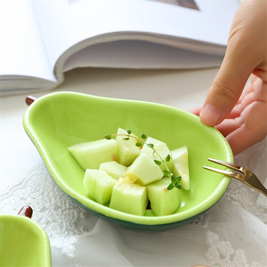 Alien household cute little fruit plate plate plate plate web celebrity ins tableware ceramics breakfast