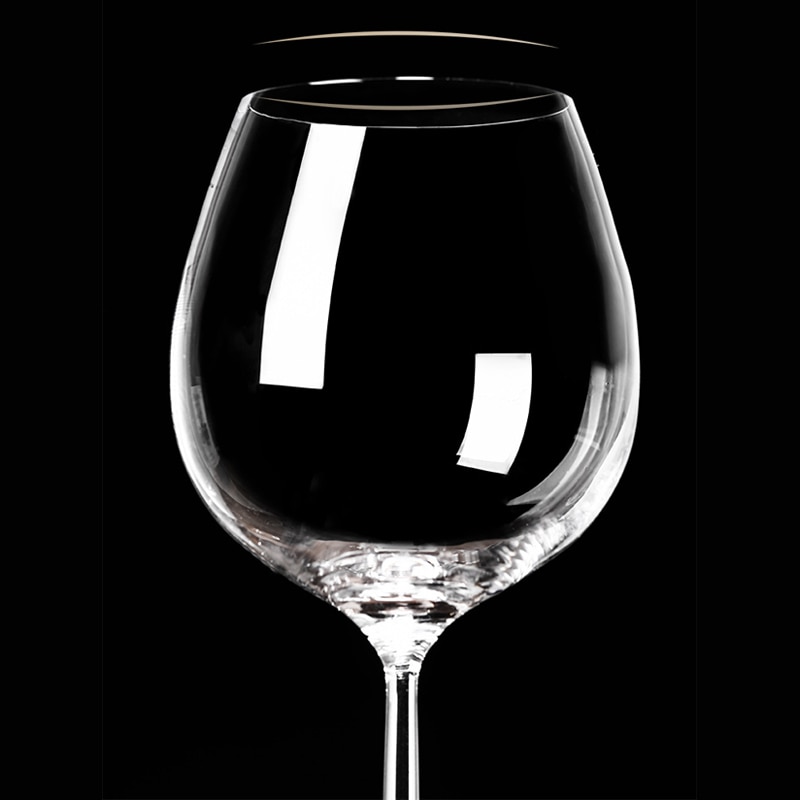 6PCS 13 Transparent Wine glass set a tall champagne glass European white wine glass without lead