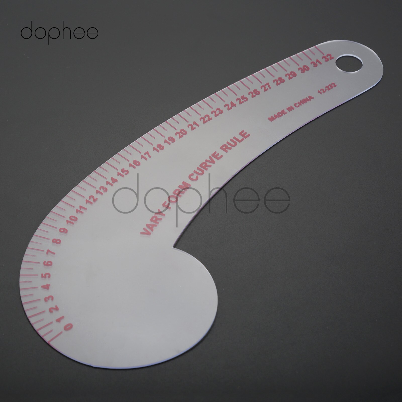 Dophee 1 stks Multi-stijl Naaien Patchwork Heerser Franse Curve Metrische Liniaal Voor DIY Kleermaker Naaien Dressmaking: style 07