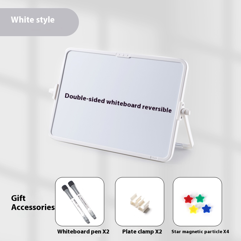 Funi Magnetic Desktop Whiteboard - Double-Sided Dry Erase Board for Home Office School (12X8.5" 13.4X10" 15.7X11.8") with Stand,: 16*13 inchees / Option 6