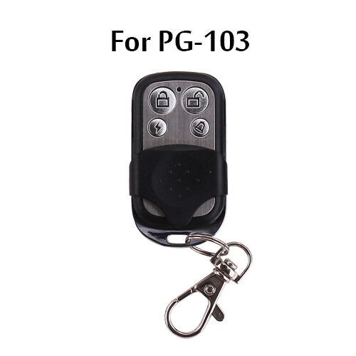 Wireless waterproof Metal Remote Control Controller Keyfobs Keychain 433MHz Just For Our G500/PG-103 Security GSM Alarm System: For PG-103