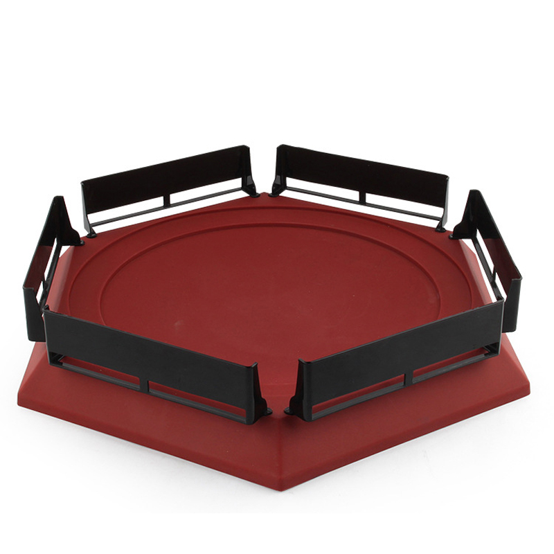 33cm Large Burst Gyro Arena Toy with Metal Battle Top Spinning Base Stadium Disk for Competitive Fighting Games: Red