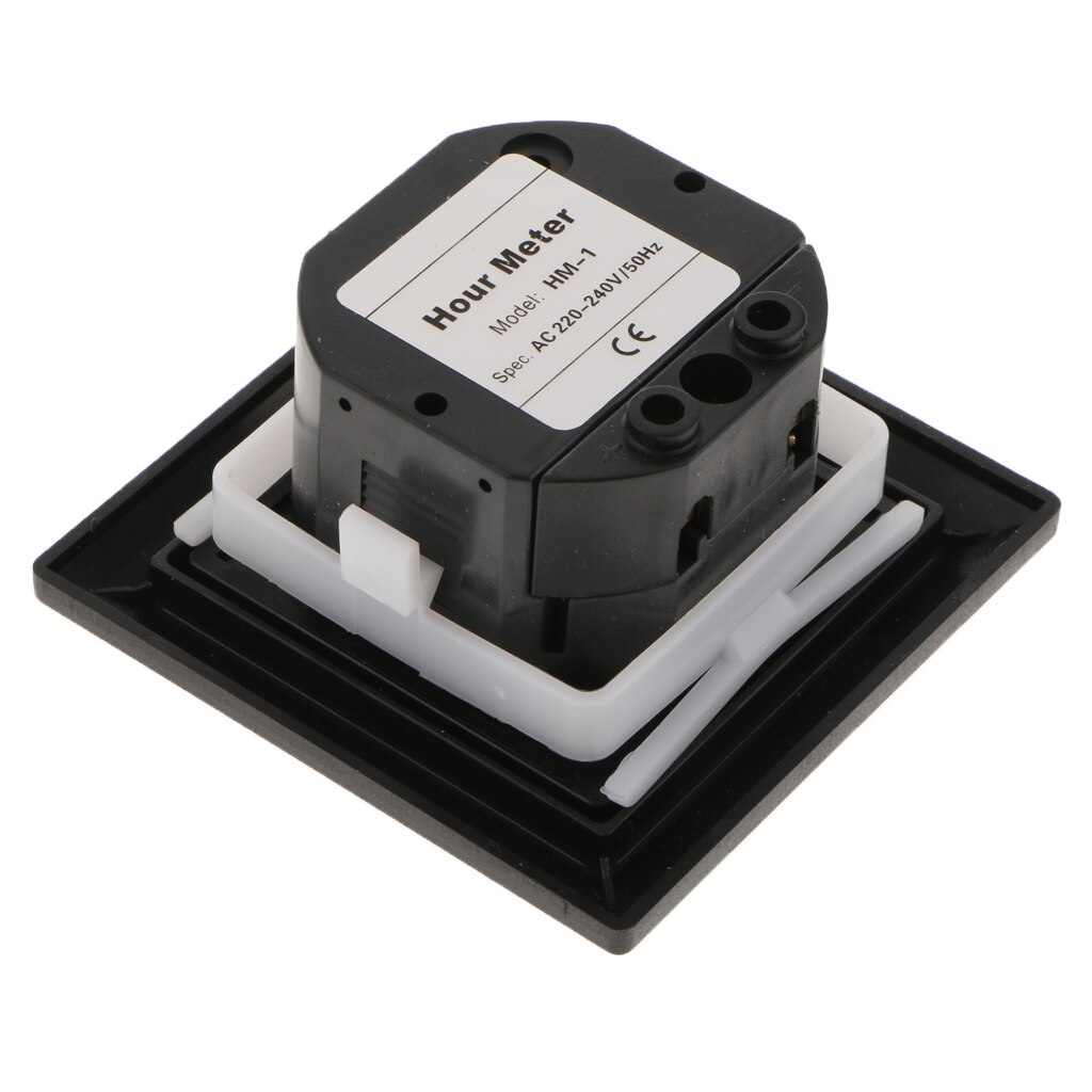 Digital Non-Resettable Hour Meter Quartz Sealed Hour Meter 0.3W 220-240V