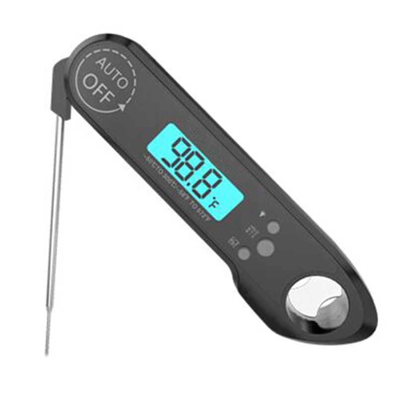 Digital Instant Read Meat Thermometer Chef Ultra Fast Meat Thermometer & Stainless Steel Paella Pan