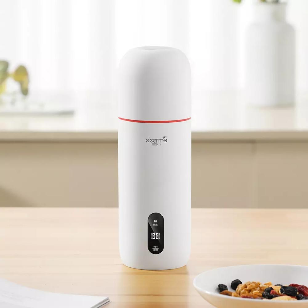 Deerma bollitore elettrico portatile tazza termica 350Ml bottiglia da viaggio per caffè controllo della temperatura tocco accorto acqua tazza