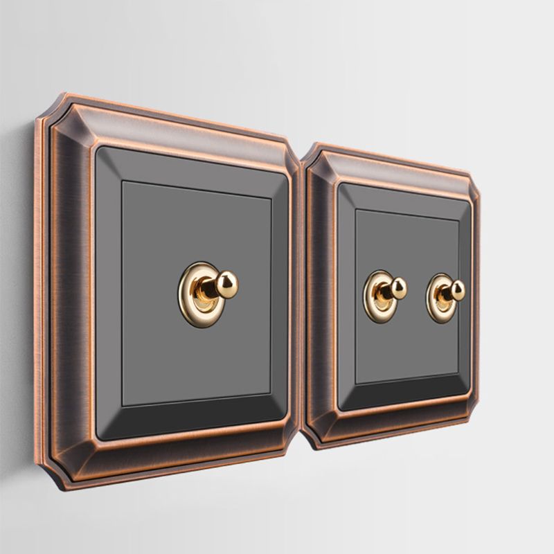 Antique 86 Type Retro Toggle Switch 1 GANG/ 2 GANG/ 3 GANG/ 4 GANG 110-250V Wall Panel Single Dual Control