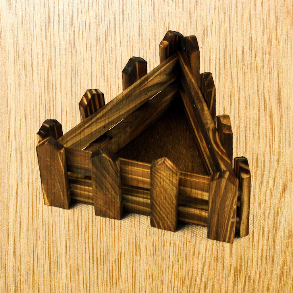 Wooden Fence Flower Plant Picket Storage Holder Garden Flower Stand Artificial Flowers Fence Home Decoration Party Decor: 03