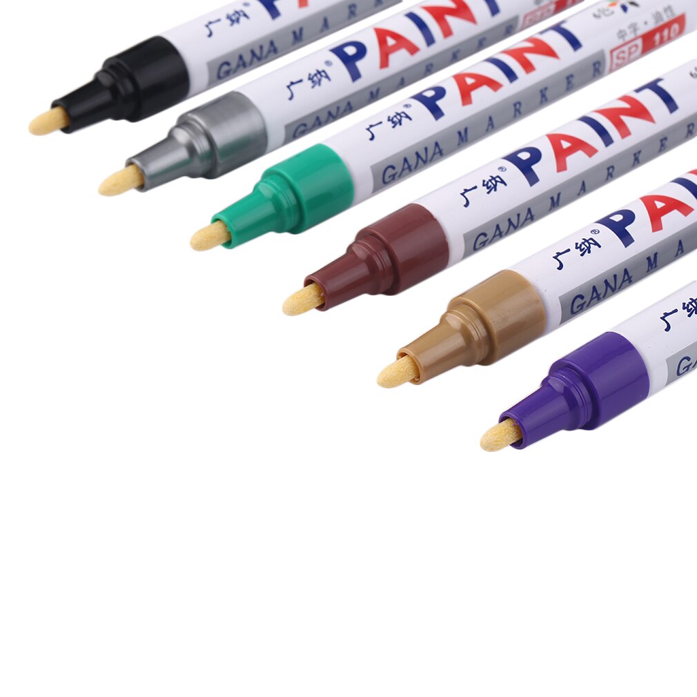 12 st/set outplånlig ritmarkör bokmärke zebra mildliner penna kawaii gel penna highlighter paint oil däck pennor dubbelhuvud