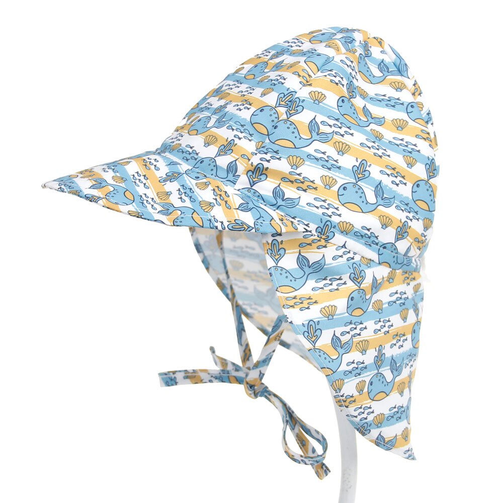 Baby Jongen Meisjes Hoed Peuter Kids Zomer Strand Hoed Cap Zomer Zonnehoed Snapback Caps: Sky blue / 3-18M