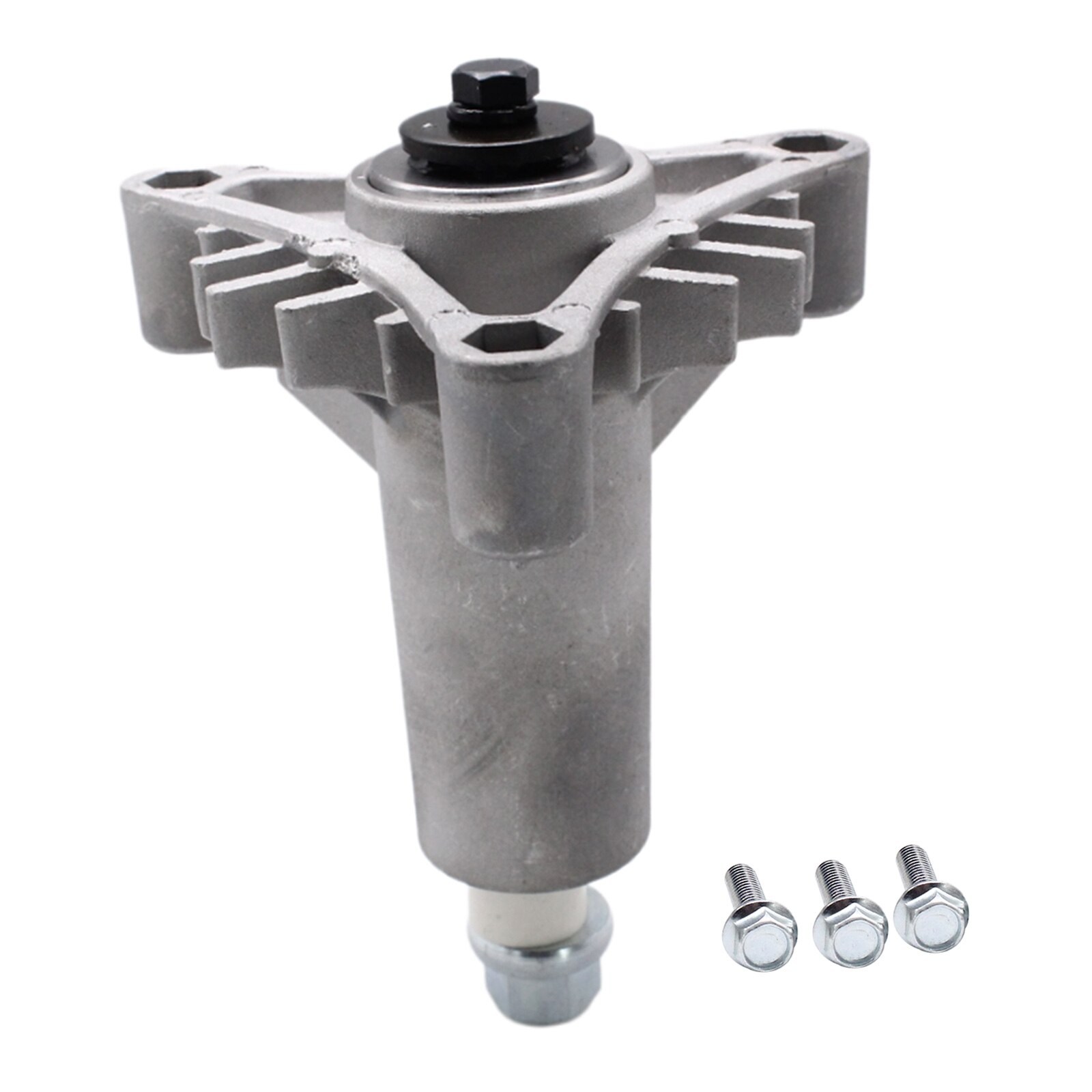 Heavy Duty Mower Deck Parts Replacement Spindle Mandrel for Craftsman with Mounting Holes and Bolts 130794 532130794