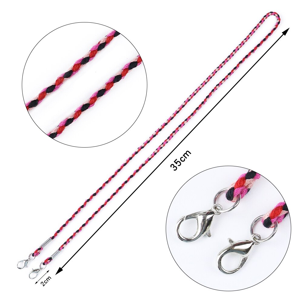 10 stuks/partij masker ophangkoord lanyard 70cm voor het opbergen van maskers maskers bewaren houder houder touw anti-verlies anti masker ophang nek touw