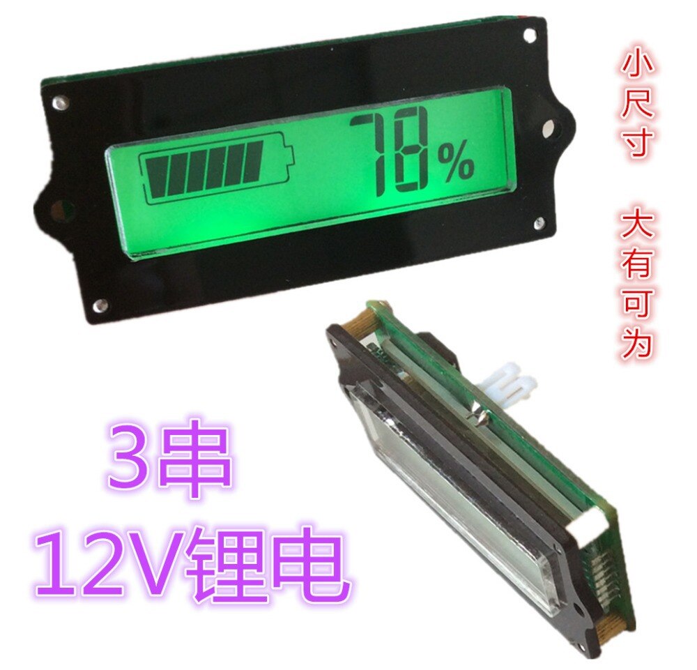 1 STÜCKE 3 saiten 12 v kapazität tester lithium-batterie anzeigetafel