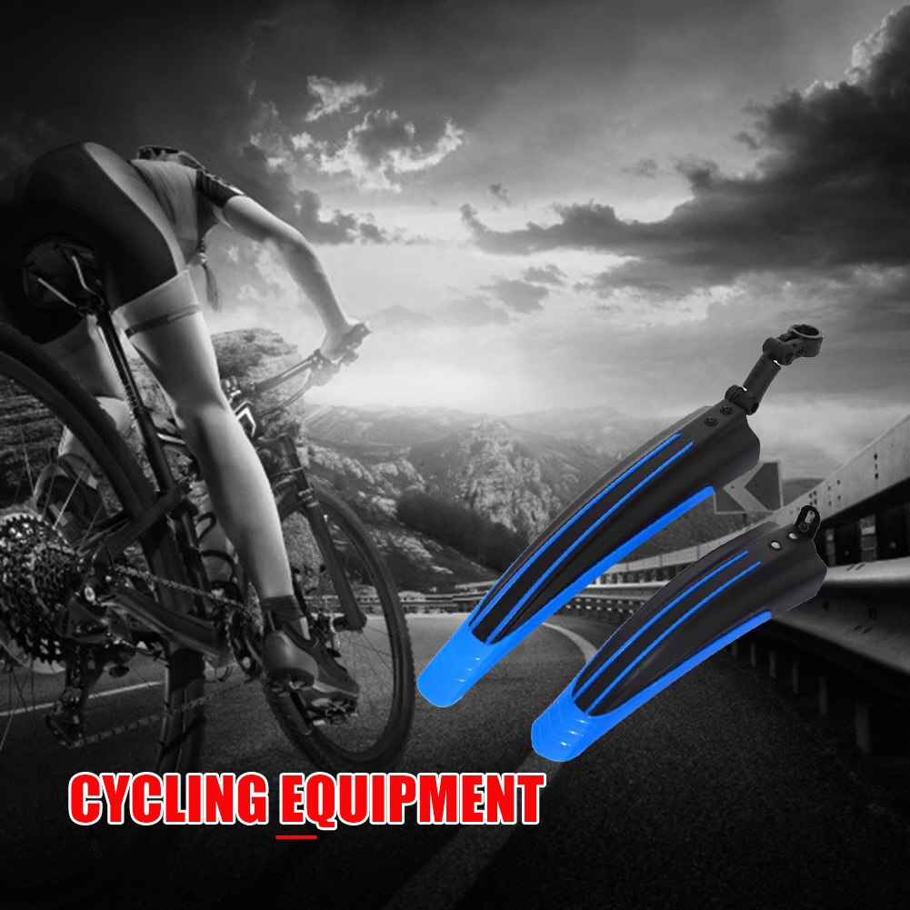Juego de guardabarros delantero y trasero para bicicleta de montaña, accesorios para ciclismo de 20/22/24/26 pulgadas, 2 piezas