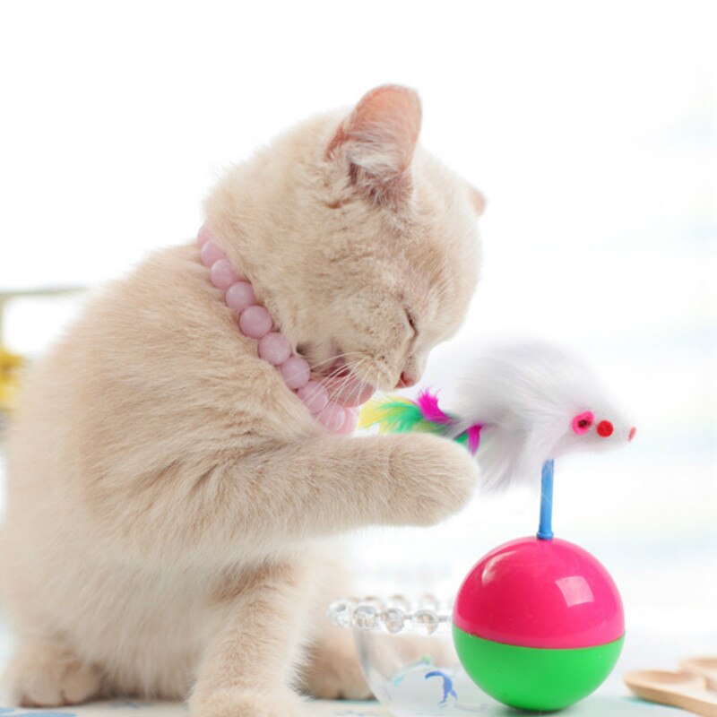 Duurzaam Huisdier Kat Speelgoed Mimi Favoriete Bont Muis Tumbler Kitten Kat Speelgoed Plastic Play Ballen Voor Vangst Katten Supplies