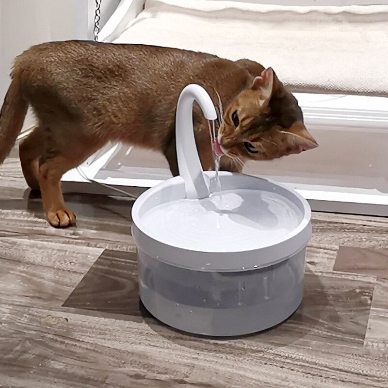 Automatic Pet Drinking Feeder Cat Water Fountain Cat Water Dispenser Sensor Filft Drinker With LED Light For Dogs Cats Fountain