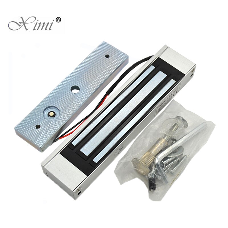 DC12V Electromagnetic Lock 180KG /350lbs Holding Force Electric Magnetic Lock Electronic Door Locks Access Control System Waterp