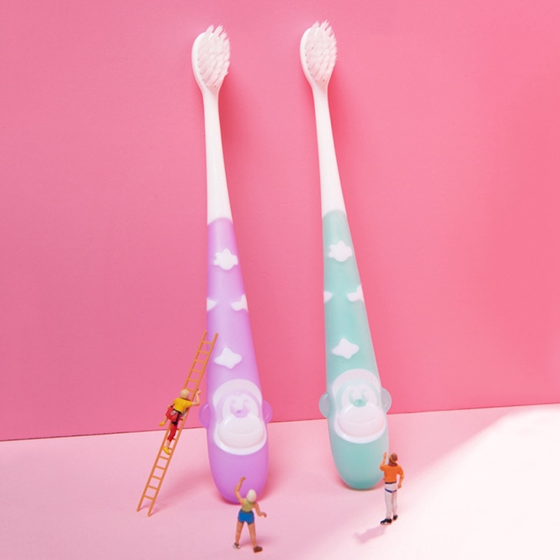 Kids Toothbrush for 1-12Y Boys Girls Cartoon Tooth Cleaning Cute Clean Teeth Brushing Toothbrush with Soft Brush Head