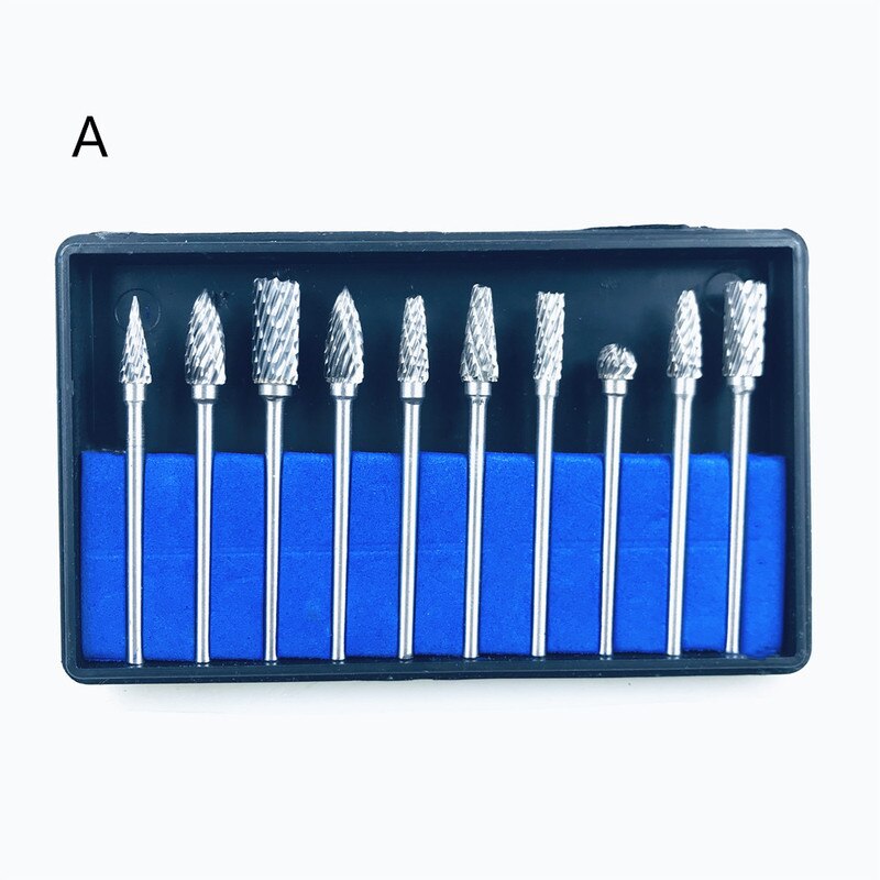 Dental wolfram stål hårdmetal bor tandbore neglebor til maskine neglefiler tilbehør tandpolering