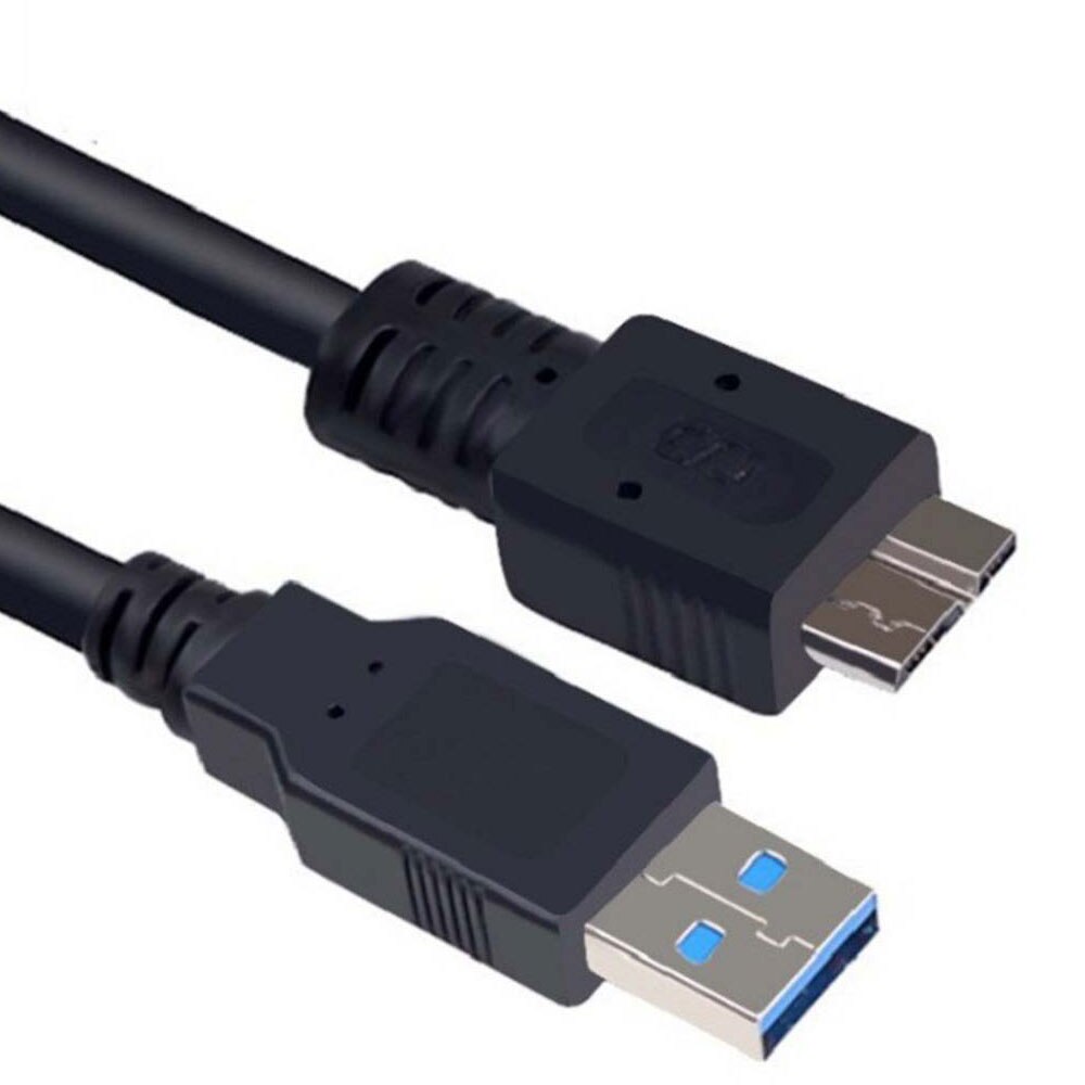YuBeter USB 3.0 Typ A zu Micro B Kabel USB 3.0 Super Geschwindigkeit Daten Sync Kabel Kabel für Externe Festplatte Disk HDD Für PC Laptop: Black