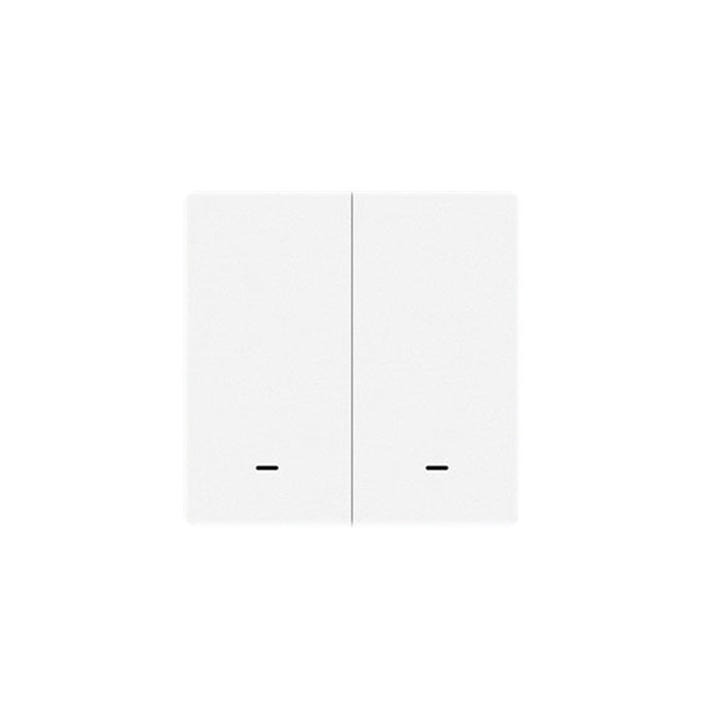 Tuya Smart Light Switch Zigbee with Power-off Status Memory Timing function Work With Smart Life Alexa z2m 2MQTT yandex: 2 gang white