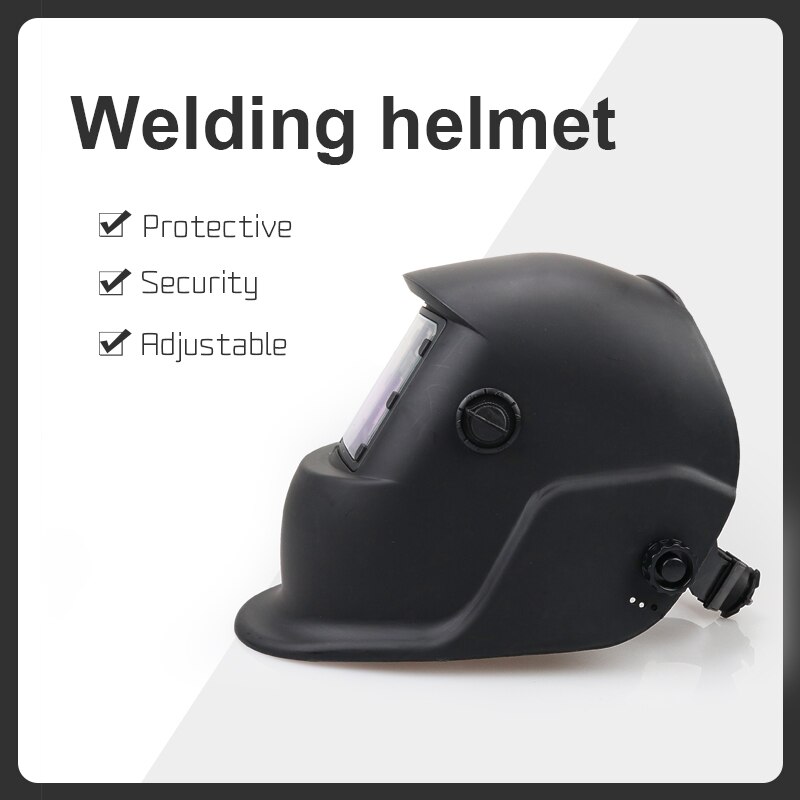Automatic Welding Helmet Welding Mask Head-Mounted Argon Arc Welding Cap Welding Protective Helmet Flat Flip Half Helical
